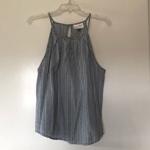Black and white checkered tank top
